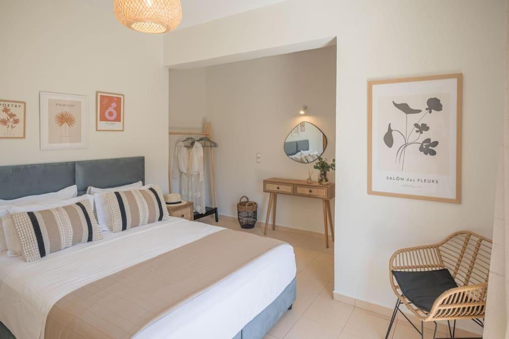 חאניה Summer Blue Apartments Chania מראה חיצוני תמונה