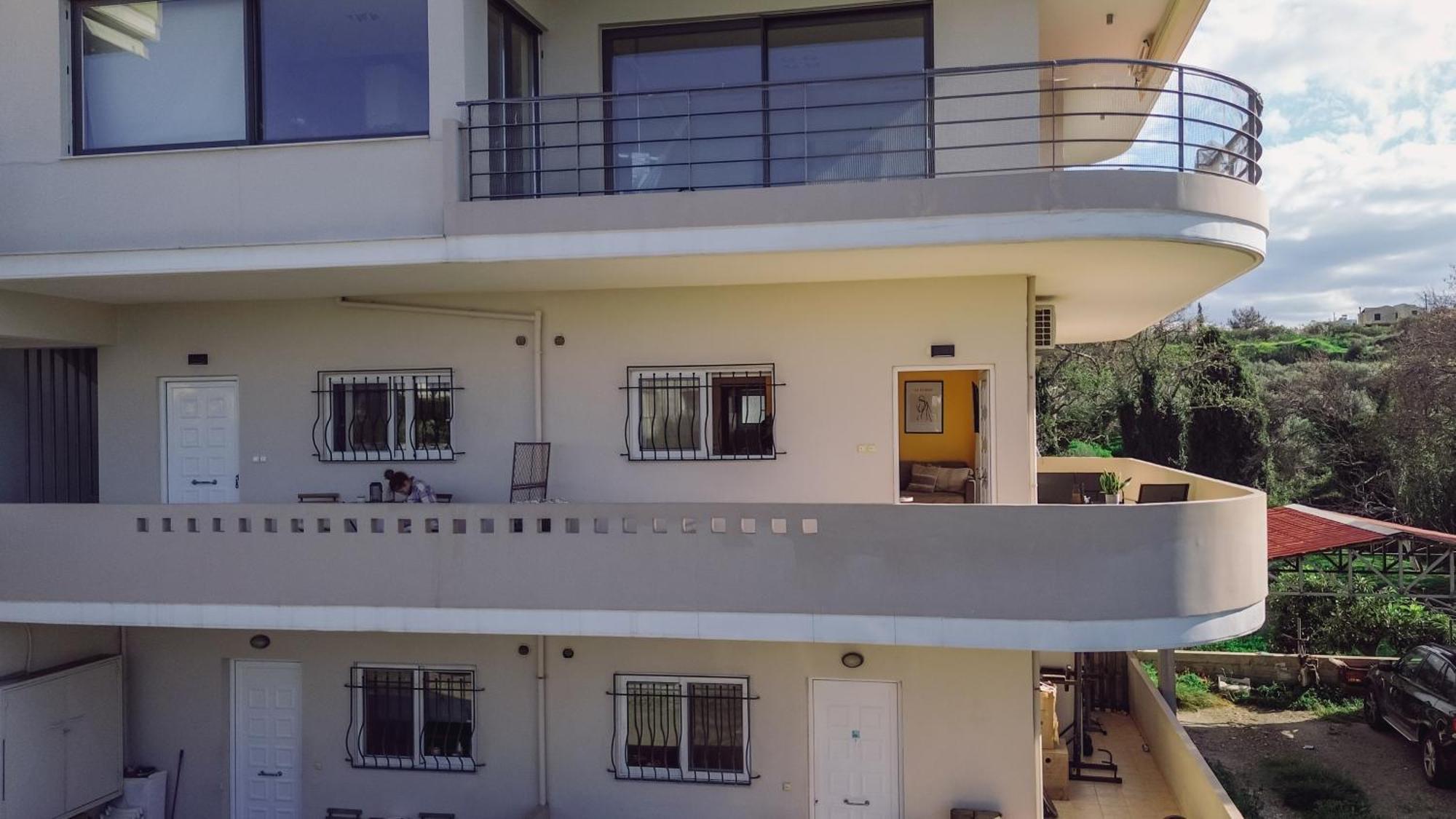 חאניה Summer Blue Apartments Chania מראה חיצוני תמונה